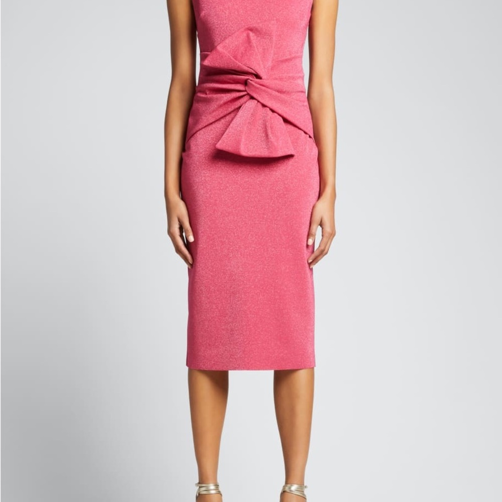 CHIARA BONILA PETITE ROBE
Hotaru Boat-Neck Sleeveless Bow Dress - Picture 3 of 8